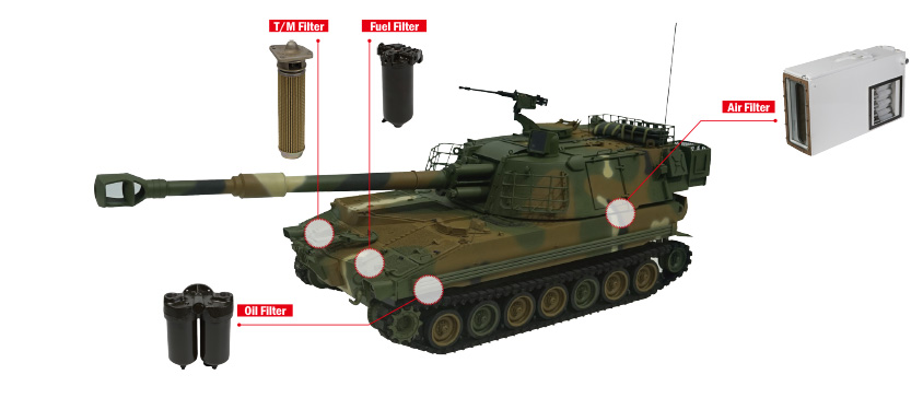 K-55 self-propelled artillery